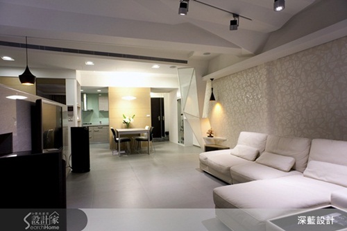 開放式空間、玄關、吧台