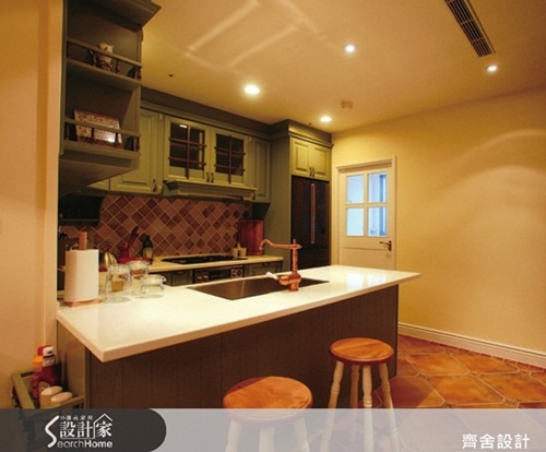 鄉村風、餐廳、廚房