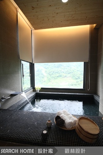 衛浴、日式浴室、石砌浴缸、泡湯