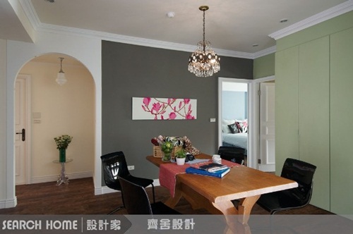 鄉村風、餐廳、廚房