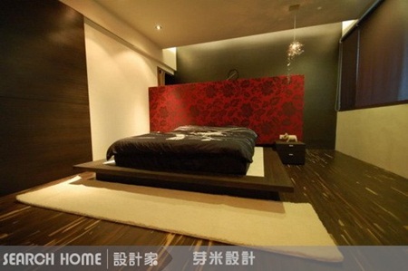 臥房、東方風、寶藍色