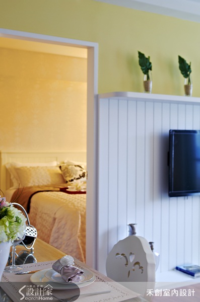 鄉村風、小坪數、玄關、馬賽克磚