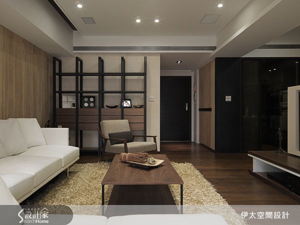 木空間、梧桐木、客廳、石材、湯屋