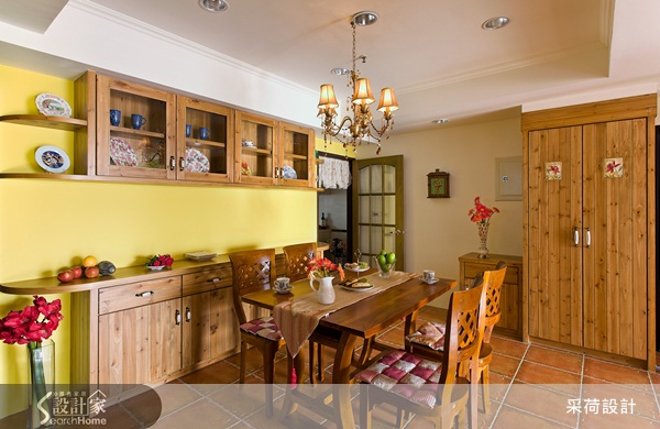 用顏色及材質訴說空間故事,並傳達對空間的情感,采荷