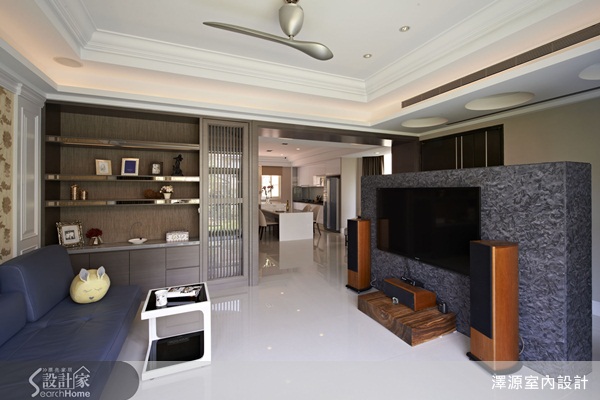 屋主買下這間位於新竹的透天別墅,期望能結合房屋原有