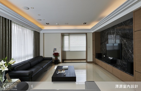 70坪五房兩廳的現代風設計，方正的格局、簡潔乾淨的空