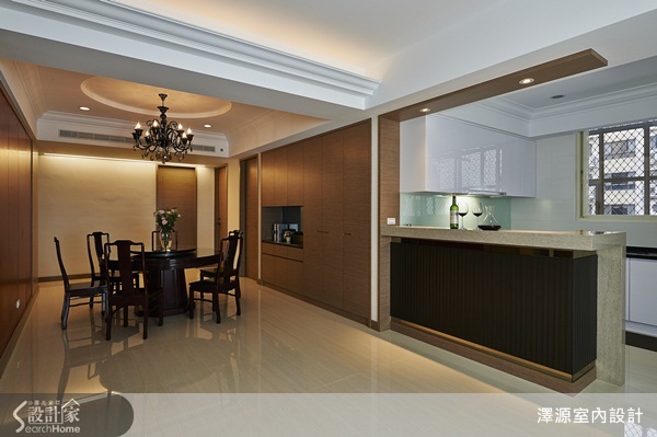 70坪五房兩廳的現代風設計，方正的格局、簡潔乾淨的空