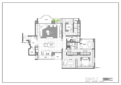 偶然造訪朋友的家,屋主劉先生對於朋友的居家風格留下