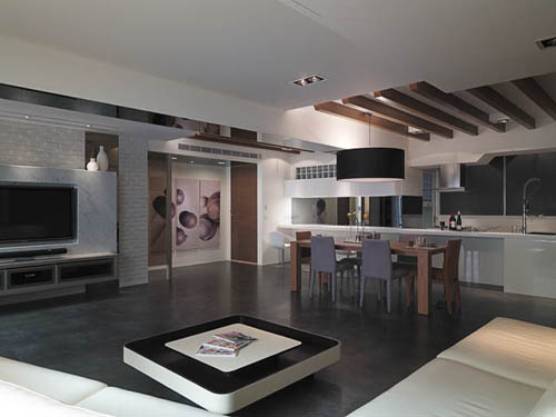 偶然造訪朋友的家,屋主劉先生對於朋友的居家風格留下