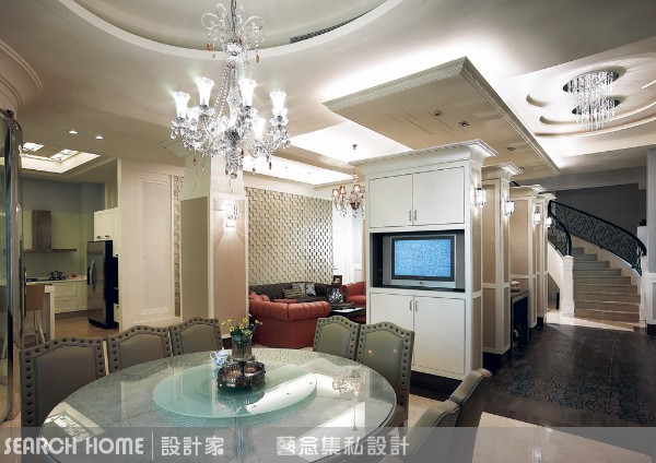 豪宅;客廳;餐廳