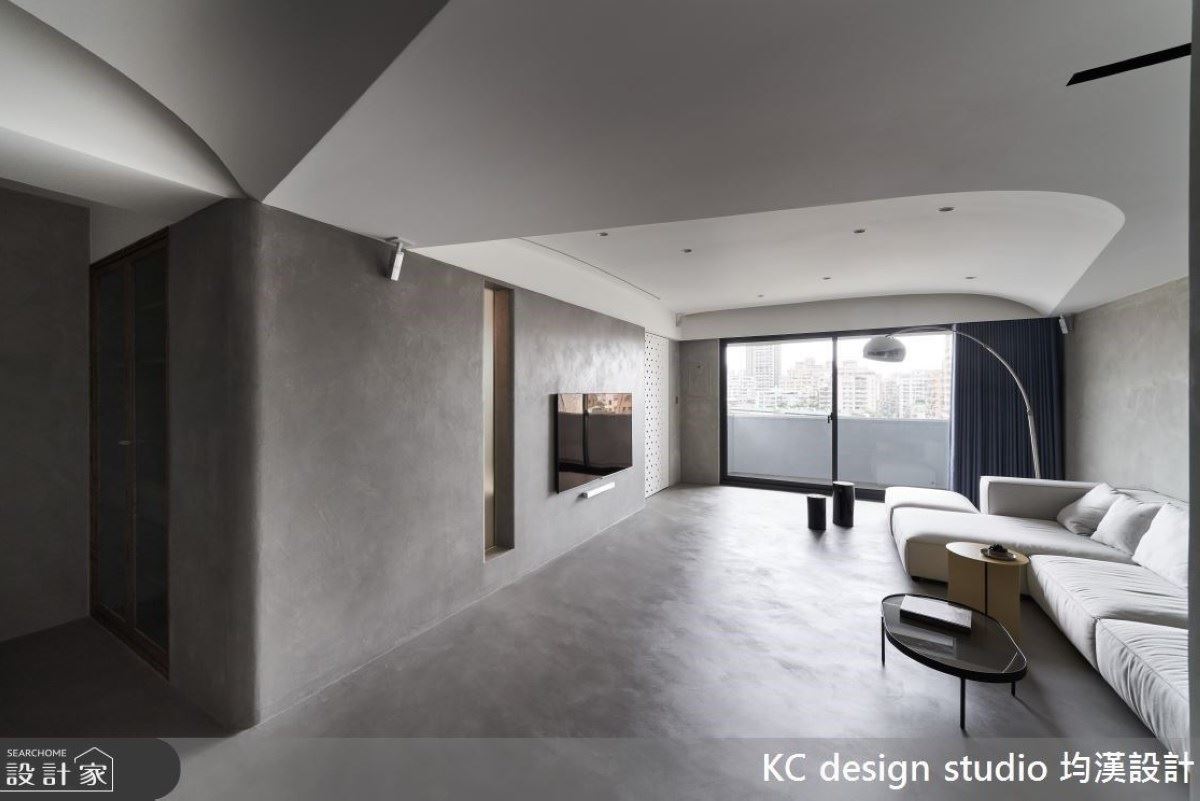 歡迎光臨單身型男的家！老屋設計淬鍊灰調個性現代宅 KC design studio 均漢設計 曹均達、劉冠漢－設計家 Searchome