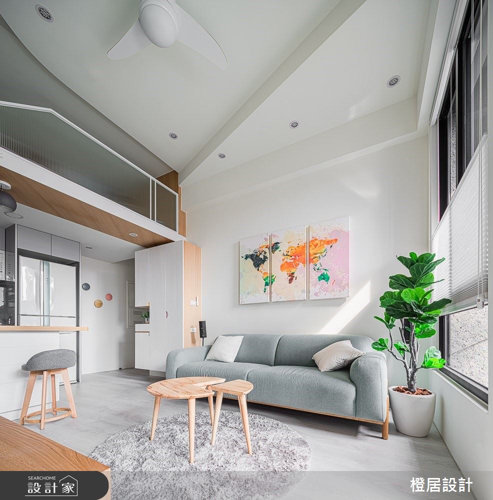 15坪新成屋(5年以下)_北歐風客廳案例圖片_橙居空間設計有限公司_橙居_09之5-設計家 Searchome