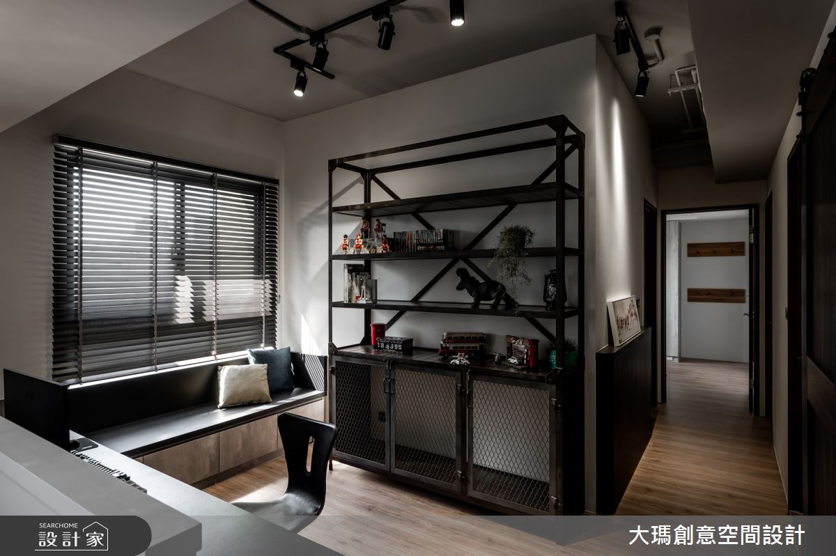 25坪新成屋(5年以下)_工業風書房臥榻案例圖片_大瑪創意空間設計有限公司_大瑪_13之12-設計家 Searchome