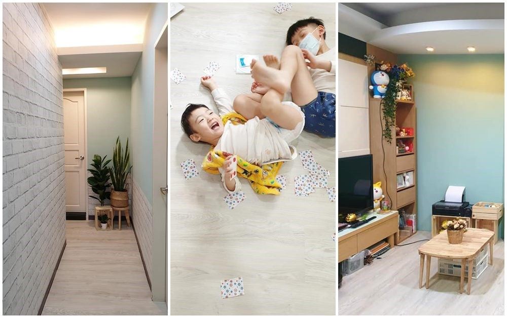 超強媽媽的18 5 坪改造紀實 靠卡扣地板 水貼壁紙diy 征服兩個孩子的心 設計家searchome 超強媽媽的18 5 坪改造紀實 靠卡扣地板 水貼壁紙diy 征服兩個孩子的心 設計家searchome