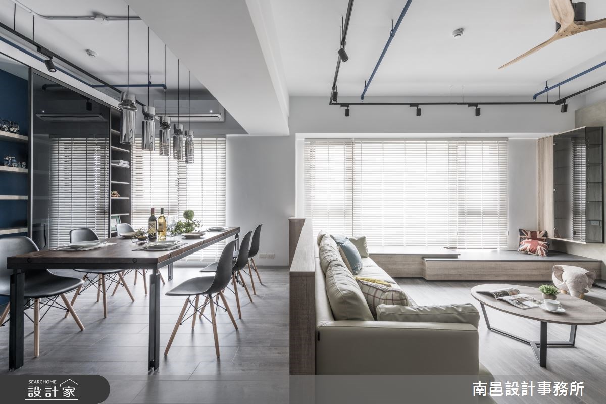 這麼寬敞怎麼辦到的 一家5 口的45 坪日光透亮美宅 設計家searchome