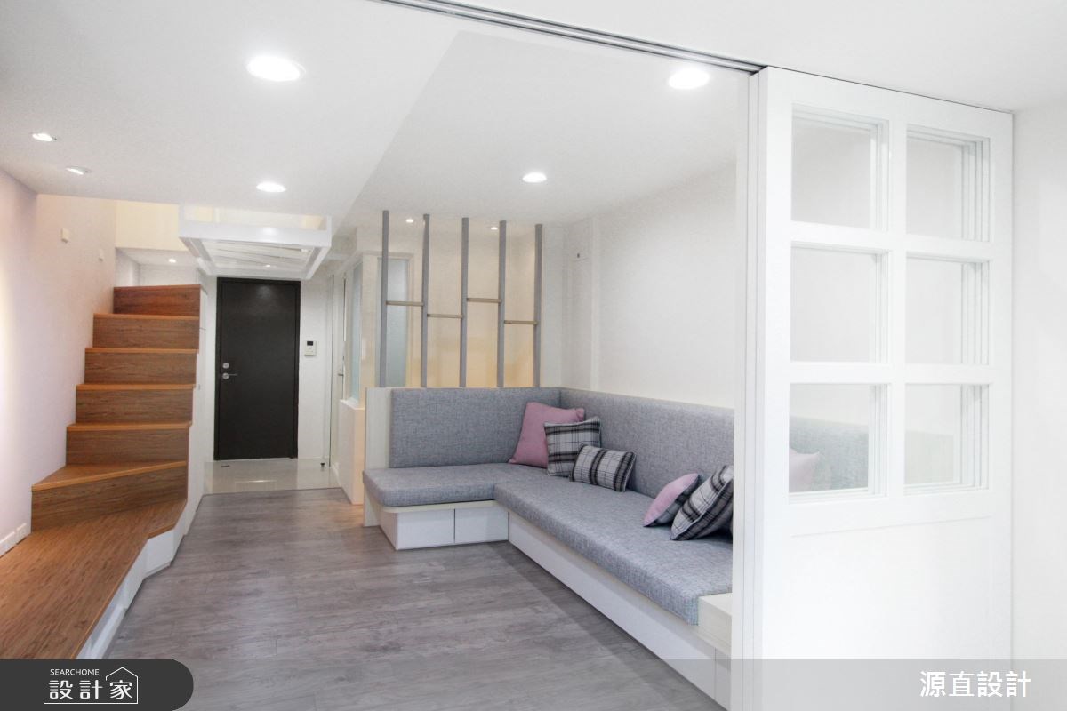 小空間也能有日式風呂 徘徊30 坪樓中樓的玻璃天花 設計家searchome 小空間也能有日式風呂 徘徊30 坪樓中樓的玻璃天花 設計家searchome