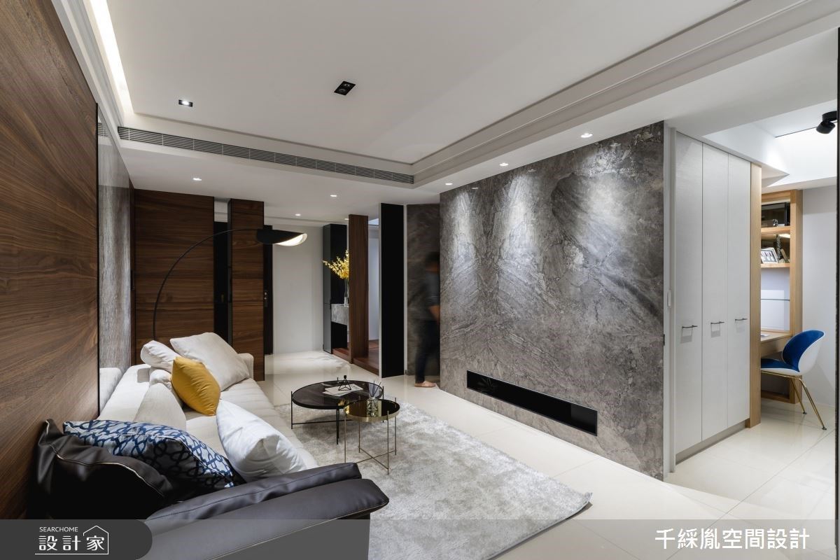我家30 坪也有精品飯店氛圍 用大面水墨石材打造豪宅般氣勢 設計家searchome