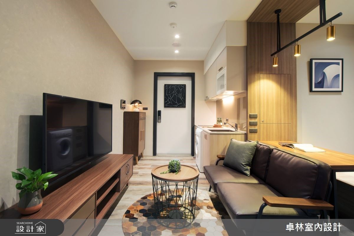 8坪黃金單身漢飯店套房 現代好品味收納機能宅 設計家searchome