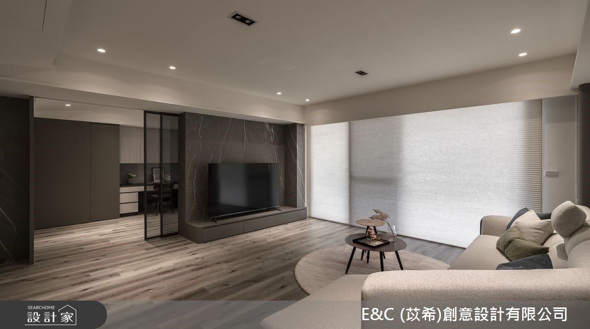 以室內設計滿足三代人的願望!53坪老屋翻新化身時髦現代宅-設計家 Searchome