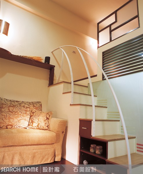 複合運用之一-上掀式＋抽屜式
若是架高地平的坪數較