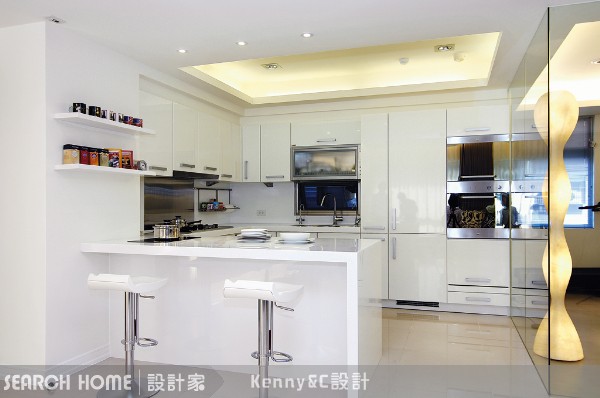 吧台設計０７：流理台面一定要好清理
哦哦哦～～這個