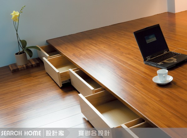 地板收納變化款-抽屜式收納
通常地板架高後，自然產