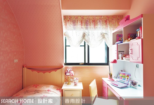 空間6：兒童房
適用窗簾：捲簾及半窗簡易窗簾
窗簾