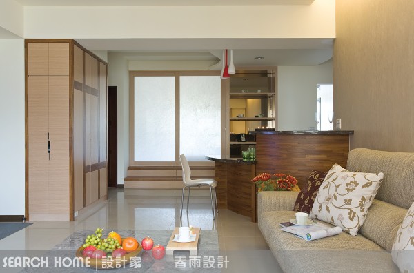 解決法寶4－＞鏤空櫃體做視覺上的隔開
另外，也可以