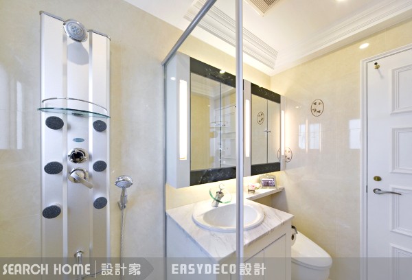 站著洗澎澎的浴室規劃重點~
要點01：乾溼一定要分離