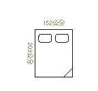 最受歡迎的152cmX203cm的床墊。[10]