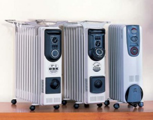 葉片式電暖器，圖片提供／B&Q。