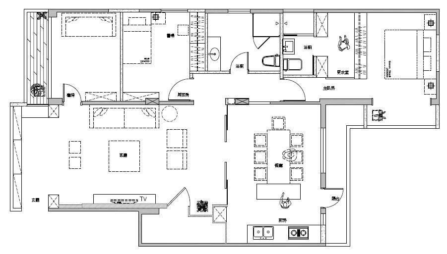 平面图片提供 / 莳筑设计