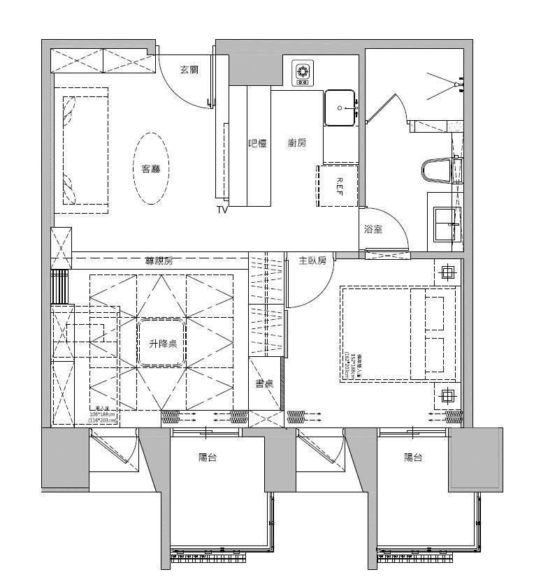 平面图片提供 / 莳筑设计