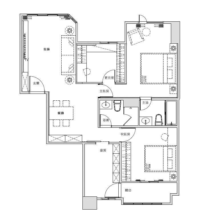平面图片提供 / 莳筑设计