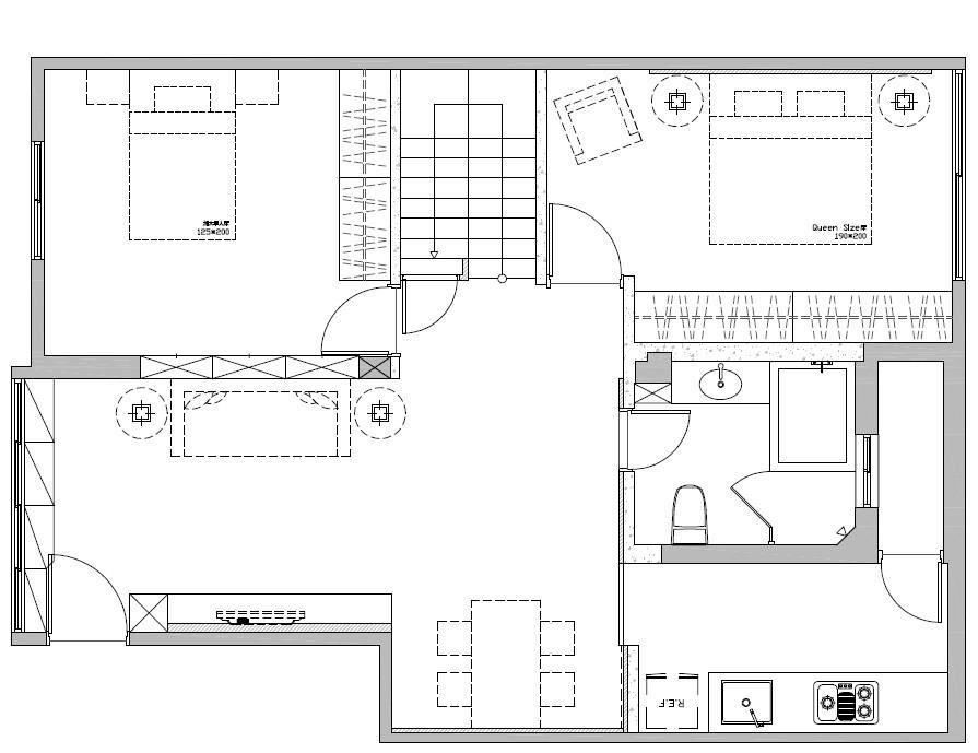 1楼平面图片提供 / 莳筑设计
