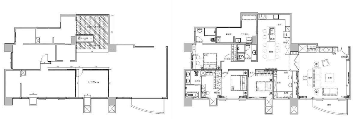 平面图片提供 / 莳筑设计