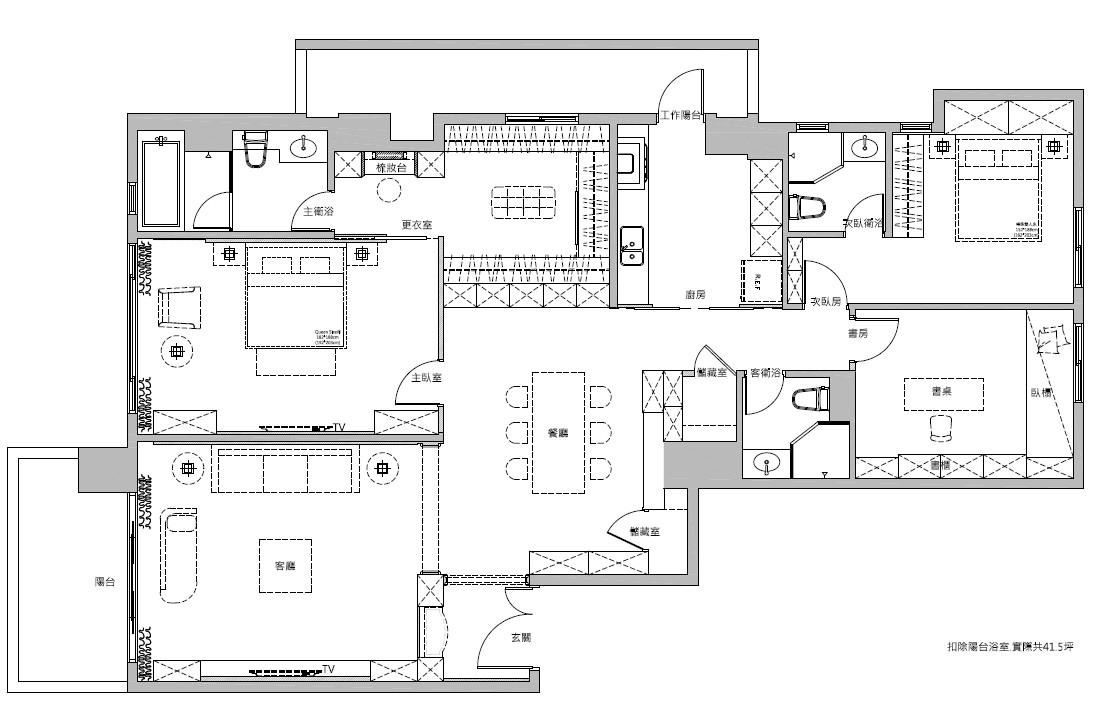 平面图提供_莳筑设计。