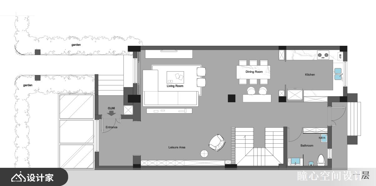 After的一楼平面布置图