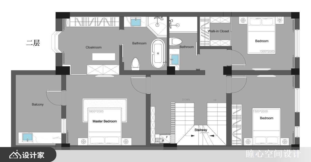 After的二楼平面布置图