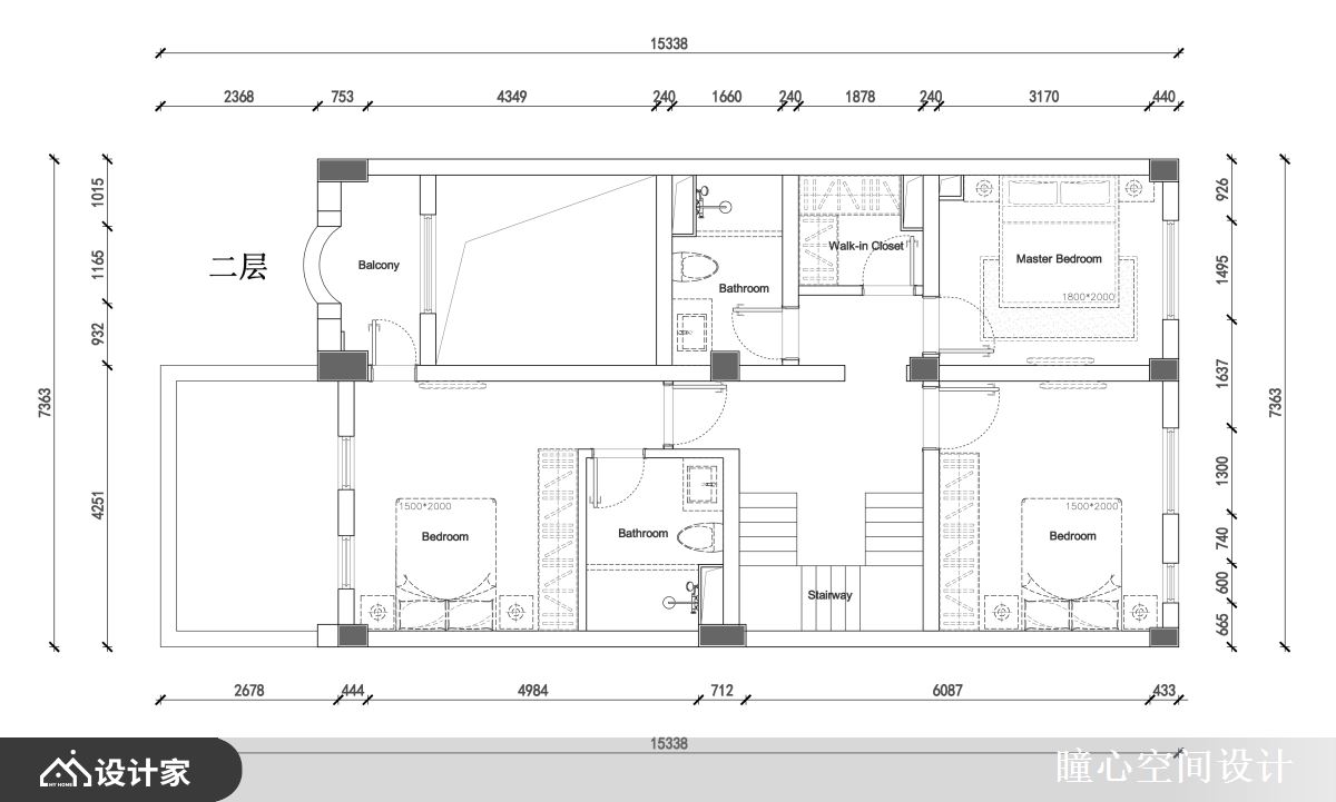 Before的二楼平面布置图