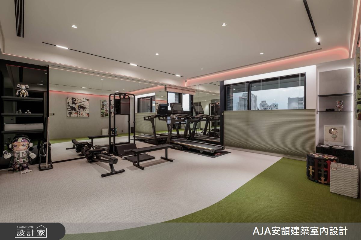新增大型舒适的健身空间合并工作室，反应後疫情时代生活需求的改变。
