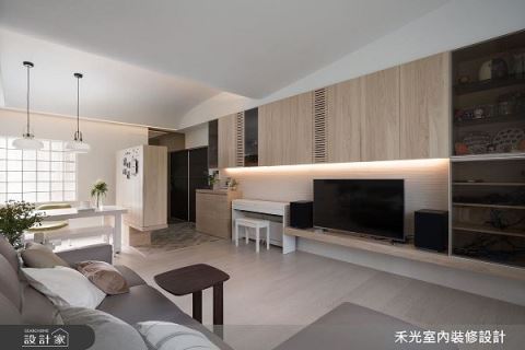 趣味外型结合收纳  创造家人共享空间 禾光室内装修设计公司 禾光设计团队