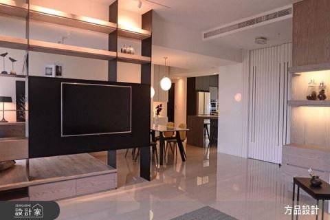 美型机能电视墙！132平米敞亮现代宅 方品设计 张纭佩