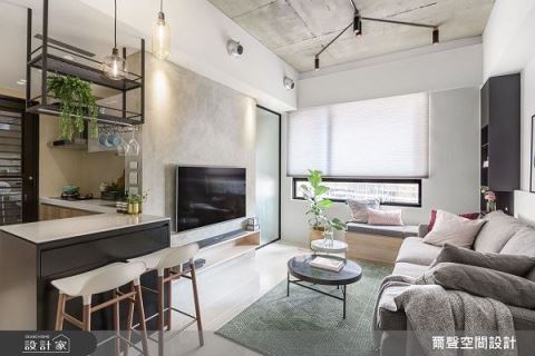 53平米小户型新婚宅，微型空间里的美好日常 尔声空间设计 陈荣声、林欣璇