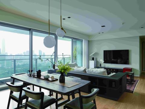 他淘古董买老件 妆点深圳景观公寓 森境&王俊宏室内装修设计工程有限公司 王俊宏