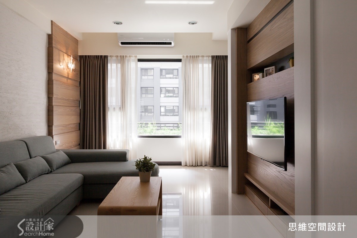 俐落线条融入收纳机能，小户型有型又实用