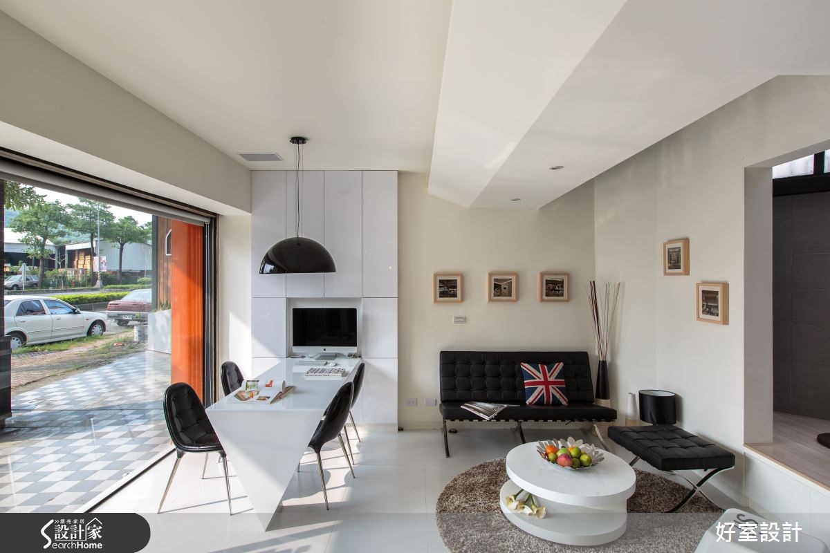 经典家具搭配粉嫩色彩，设计工作室更舒适