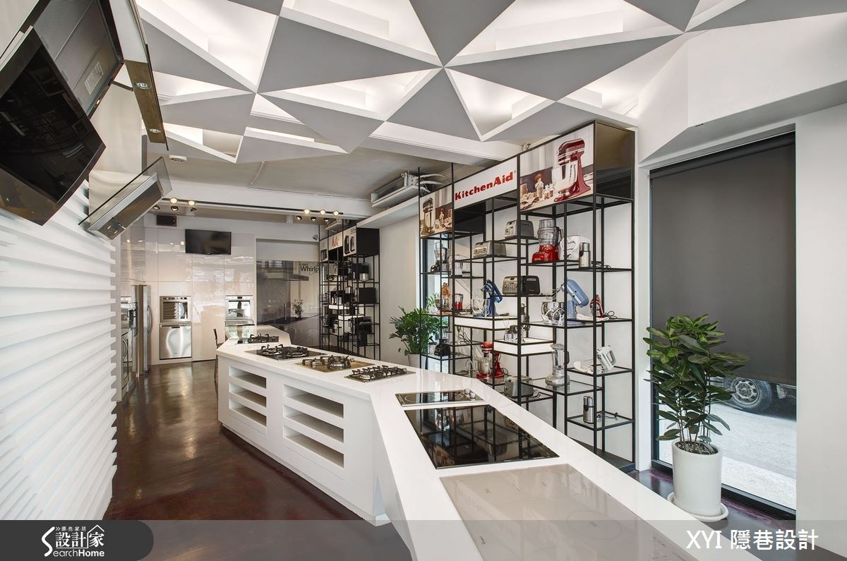 几何造型科技感，老屋变身活力店铺