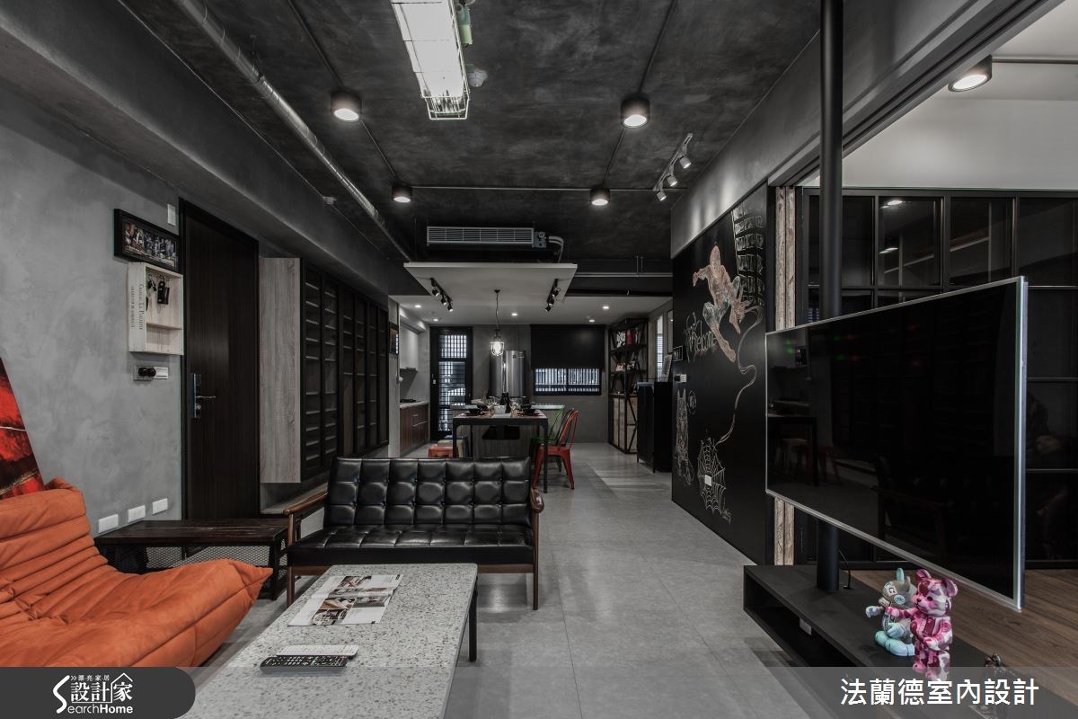 巧用水泥及灰砖，建构高冷工业风格宅