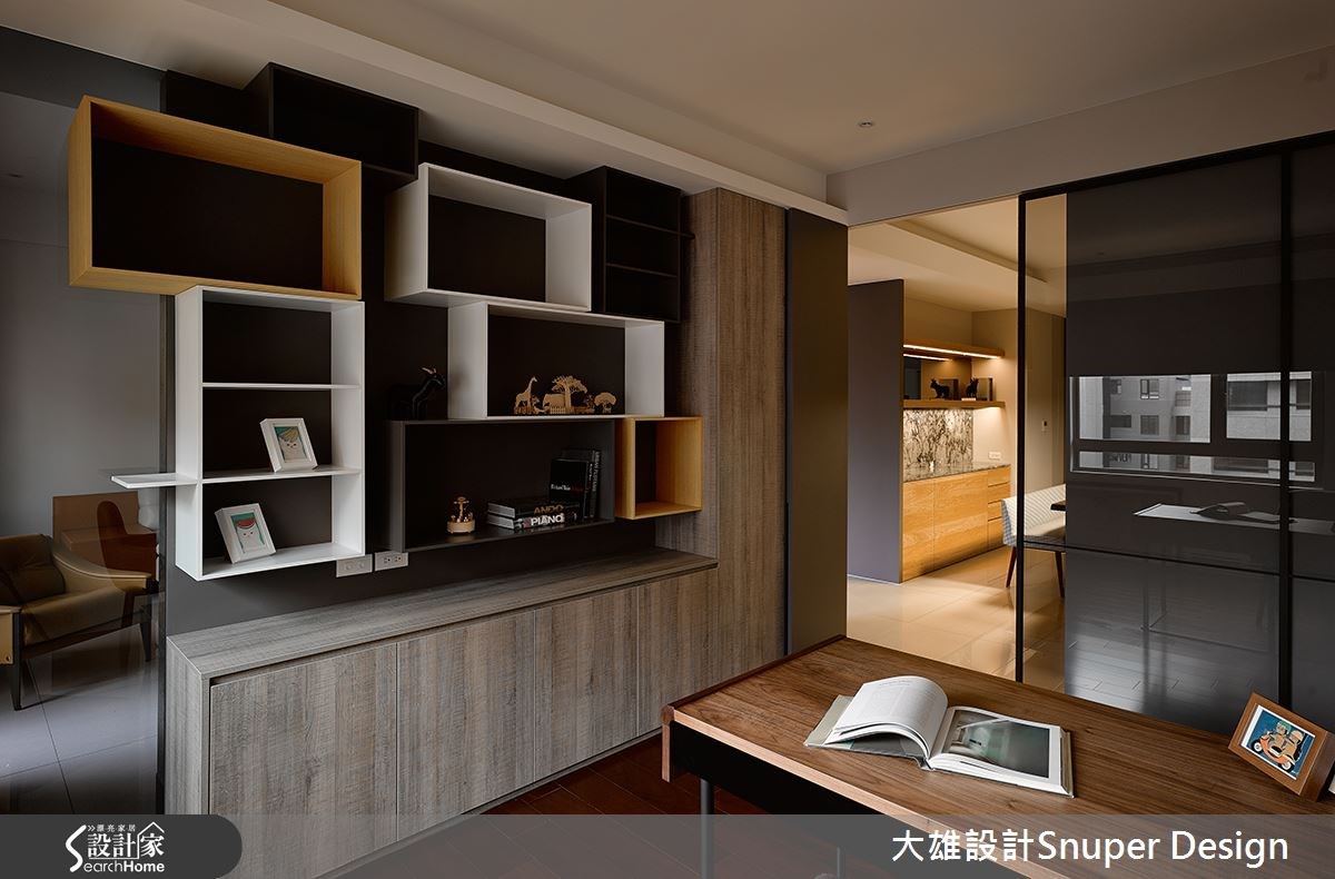 简洁俐落，182平时尚现代风居宅